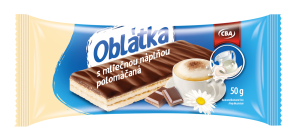 CBA Oblátka s mliečnou náplňou polomáčaná 50 g